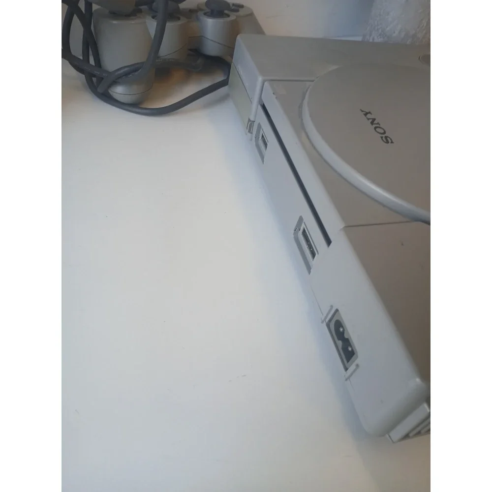 Sony PlayStation 1 Console SCPH-7501 Grey Bundle 2 Controllers Power Cable PS1